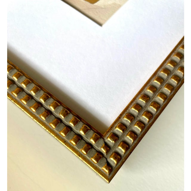 2025 "Chiesa" Abstract Minimalist Painting on Cotton Paper by Artist r.k. Red For Sale - Image 4 of 4