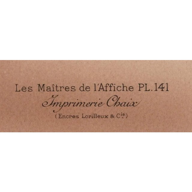 J. Chéret, Aux Buttes Chaumont from Les Maîtres de L'Affiche, 1898, Original Lithograph For Sale - Image 9 of 13