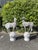 Cast Iron Stag Deer on Ball Garden Finial Sculptures, Set of 2 For Sale - Image 10 of 12