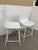 Article Svelti Pure White Counter Stools, Pair For Sale - Image 4 of 12