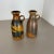 Multi-Color Pottery Fat Lava Vases from Scheurich, 1970s, Set of 2 For Sale - Image 3 of 18