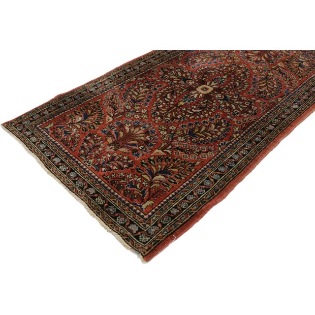 Victorian Antique Persian Sarouk Rug, 02'02 X 04'00 For Sale - Image 3 of 10
