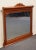 Victorian Lexington Furniture Victorian Sampler Collection Quarter Sawn Oak 49" Mirror 391-206 For Sale - Image 3 of 7