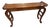 1970s Traditional/Reproduction Console Table With Chippendale & Queen Anne Influences. For Sale