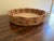Wood Late 20th Century Round Woven Oak Casserole Serving Basket For Sale - Image 7 of 11