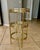 1970s French Brass Three-Tier Round Side Table For Sale - Image 5 of 17
