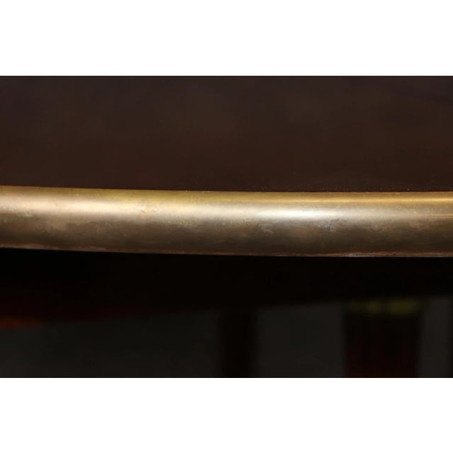 Signed Maison Jansen Directoire Mahogany Dining Table in Jansen Book For Sale - Image 15 of 15