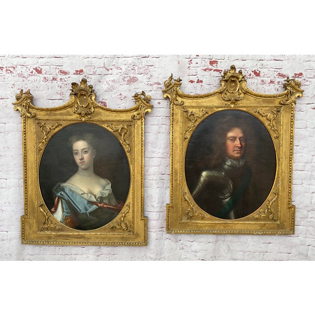 Portrait of Duke and Duchess of Devonshire Sir Godfrey Kneller or Studio For Sale - Image 18 of 18