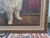 Red Moody Antique Oil Painting Portrait of a Norfolk Terrier Dog For Sale - Image 8 of 18