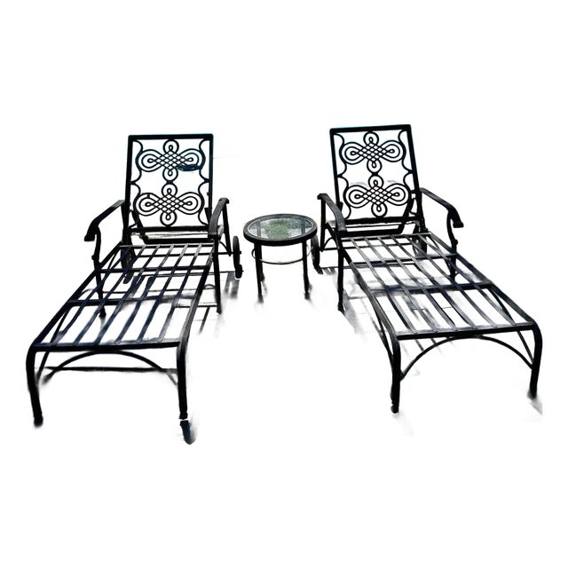 Landgrave Cast Classics Chaise Lounge Chairs - Set of 2 For Sale