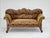 1930s, Danish 2 seater sofa in original good condition: no smells and no stains. Flowering cotton/wool fabric, green...