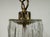 1960s Vintage Ice Glass and Brass Pendant, 1960s For Sale - Image 5 of 11
