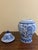 Blue Chinoiserie Blue and White Porcelain Ginger Jar For Sale - Image 8 of 9