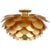 Cynara XL Flush Mount in Gild Designer: Chapman & Myers Canopy: 6" Round Mounting: Flush Shade Detail: No Option Socket:...