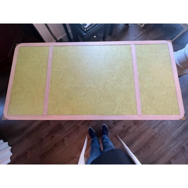 A eye catching updated Campaign Desk to be a centerpiece in your home. This desk has recently been updated with a more...