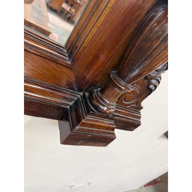 Antique Gründerzeit Decorative Mirror For Sale - Image 4 of 10