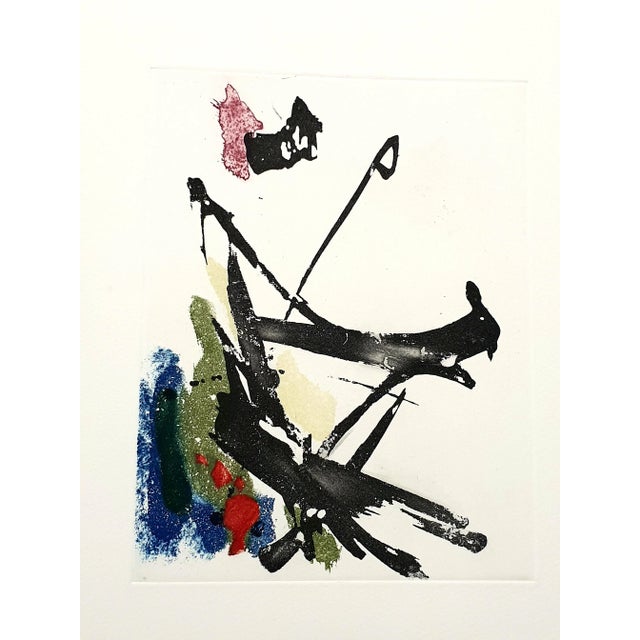 Jean Miotte, Abstract Composition, Etching, 1998 For Sale - Image 6 of 6