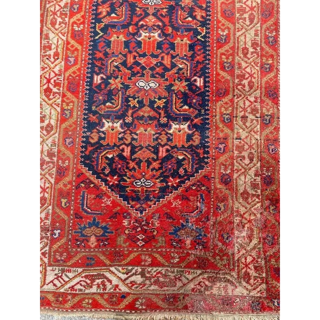 Beautiful late 19th century Malayer runner with beautiful design and nice natural colors, entirely hand knotted with wool...