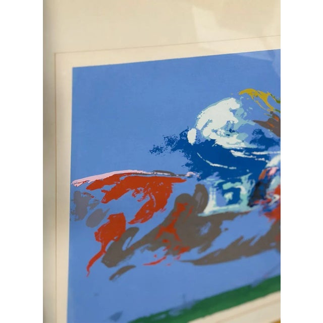Abstract Limited Edition Leroy Neiman Serigraph of an Equestrian For Sale In Los Angeles - Image 6 of 8