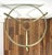 Brass Vintage 30" Faux Bamboo Brass-Tone Metal & Glass Plant Stand – Hollywood Regency / Chinoiserie For Sale - Image 8 of 10