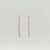 White Diamond In & Out Hoop Earrings in 14K Yellow Gold - A Pair For Sale In Los Angeles - Image 6 of 7