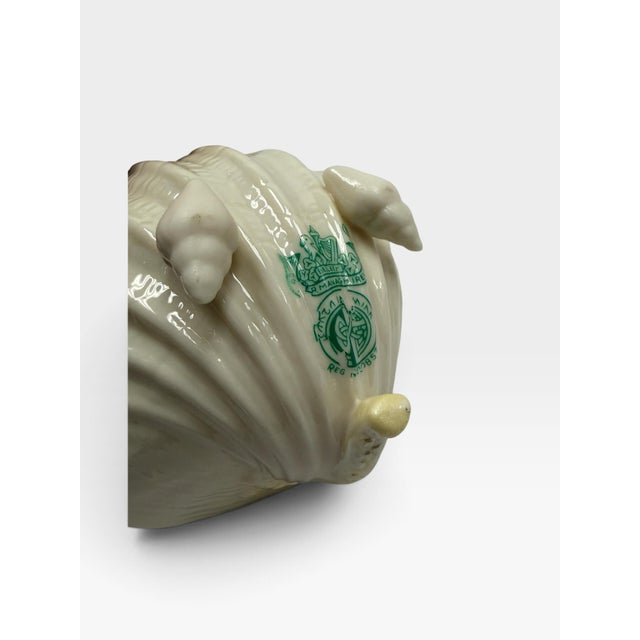 Shell Vintage Belleek Irish Porcelain Toy Shell Creamer & Sugar Set For Sale - Image 7 of 7