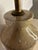 Metal Vintage French Glazed Porcelain Table Lamp With Brass Base 3-Way Switch For Sale - Image 7 of 9