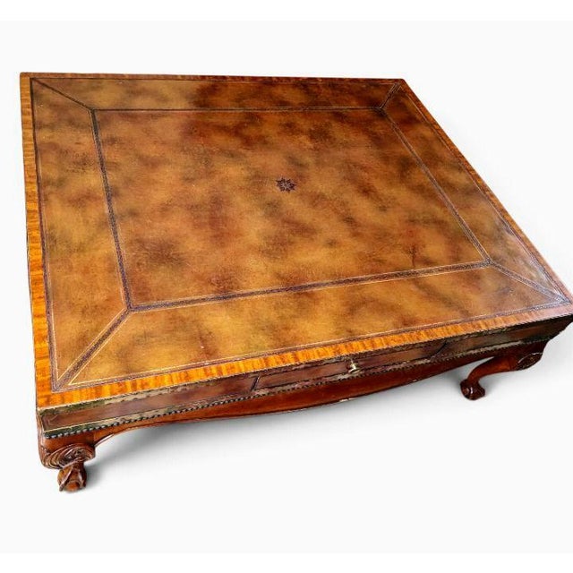 Command Center Stage With This Exceptionally Rare, Vintage Coffee Table by Maitland-Smith. For Sale - Image 12 of 12