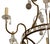 Gold Mid 20th Century Gold Leaf Wrought Iron Rock Crystal & Citrine Fruit Chandelier For Sale - Image 8 of 9