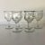 1990s 1990s Heavy Clear Glass Wine Glasses- Set of 6 For Sale - Image 5 of 5