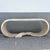 The ribbon protrudes the depth of the tables making the total depth 19” This exceptional Postmodern console table by...