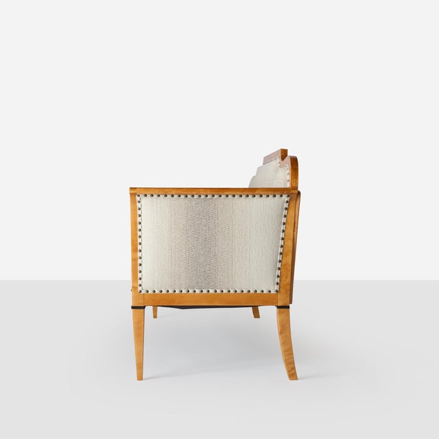 19th Century 1960s Biedermeier Style Settee For Sale - Image 5 of 10