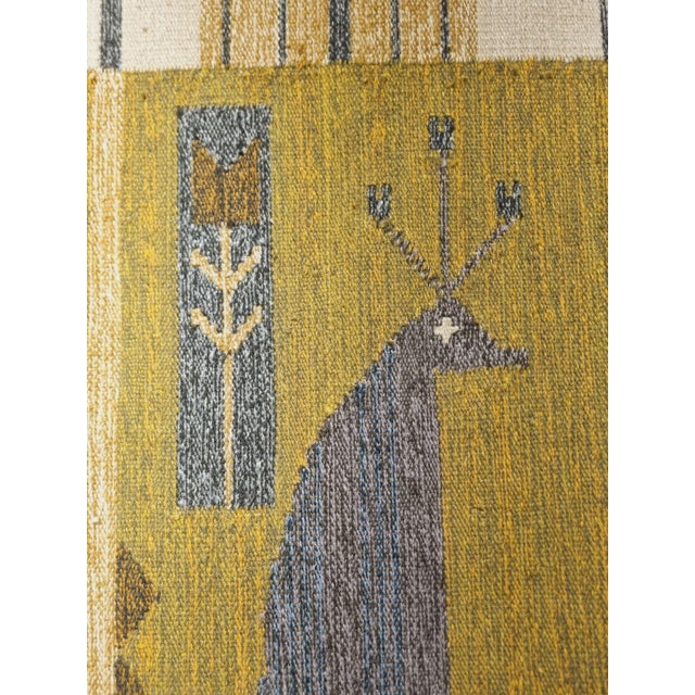 Handwoven Woollen Tapestry from Éva Németh, Hungary, 1970s For Sale - Image 12 of 14