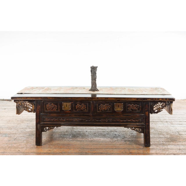 A small vintage cast bronze tree nymph candle holder from the mid 20th century. Created with the traditional technique of...