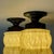 Art Deco Marbled Opaline & Burnished Brass Flush Mounts, Germany, 1930s, Set of 2 For Sale - Image 9 of 16