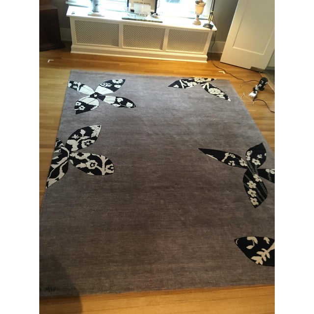 Madeline Weinrib Putty Lark Tibetan Wool Rug 7′10″ × 10′1″ Chairish