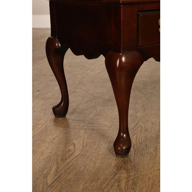 Jasper Cabinet Queen Anne Style Cherry Secretary Desk For Sale - Image 17 of 18