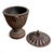 English Vintage Cast Iron Urn W/Lid For Sale - Image 3 of 5