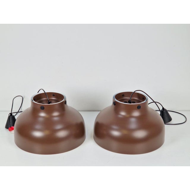 Mid-Century Modern Super Jumbo Pendant Lamp by Uniline for Nordisk Solar, 1960s, Set of 2 For Sale - Image 9 of 16