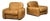 Piumotto Armchairs in Cognac Leather by Arrigo Arrighi for Busnelli, Italy, 1970s, Set of 2 For Sale