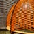 Large Portuguese Rustic Wood and Rattan Hanging Lamp, 1960s For Sale - Image 12 of 15
