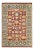 Mogul Collection Hand-Knotted Area Rug - Red 6' 1" x 8' 9" For Sale