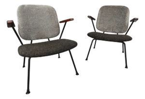 Set of Vintage Chairs by Gijs Van Der Sluis, 1970s