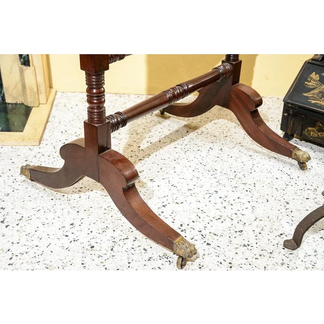 19th Century English George IV Mahogany Dressing Mirror For Sale In West Palm - Image 6 of 7