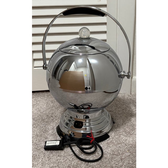 Art Deco Midcentury Manning-Bowman Art Deco Globe Percolator Coffeemaker For Sale - Image 3 of 8