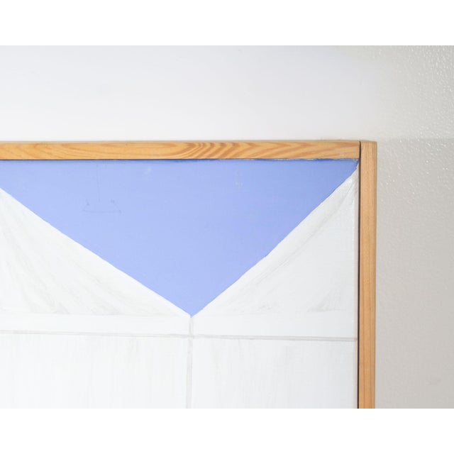 Abstract Oil on Canvas Painting Signed by Dr. Bernard Widen For Sale - Image 3 of 9