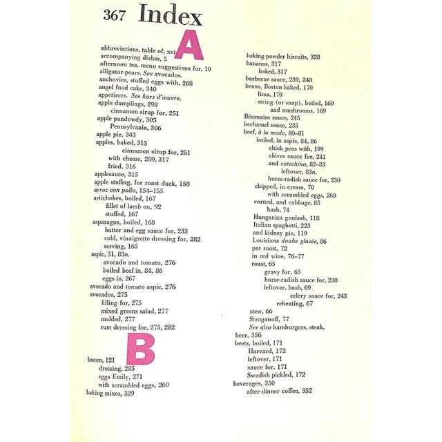 Paper "The Emily Post Cookbook" 1951 Post, Emily For Sale - Image 7 of 11