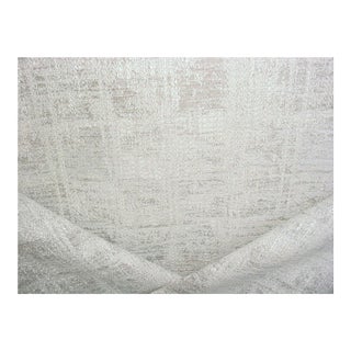 Kravet Couture 35423 Sumi Platinum Silver Chenille Upholstery Fabric - 1-3/8 Yards For Sale