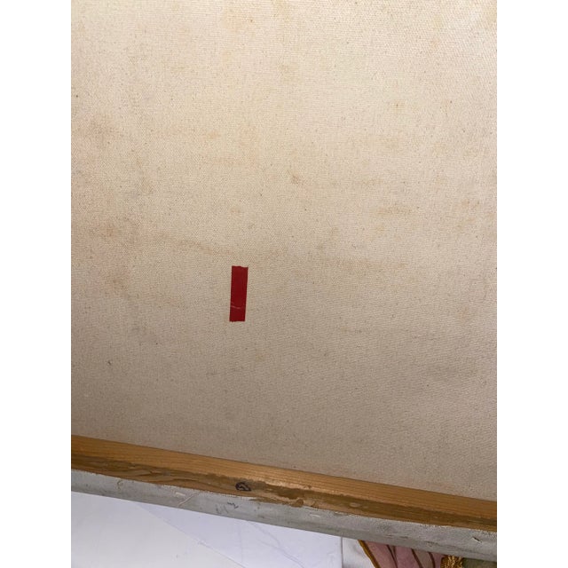 Haitian Art. Haitian Paintings. 1990s Richard Barbot Contemporary Haitian Painter Large Canvas For Sale - Image 9 of 12