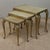 Set of Three Mid-Century French Louis XV Style Brass and Onyx Nesting Tables For Sale - Image 13 of 18